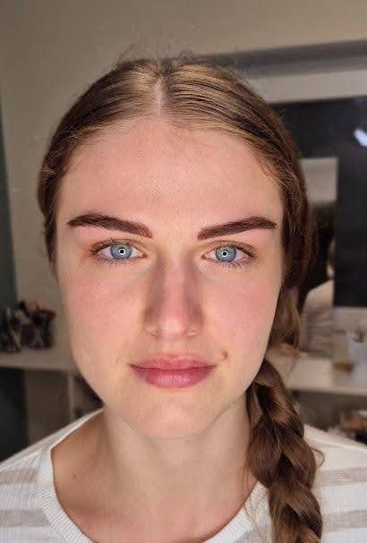 Microblading Augenbrauen Ergebnis Hamburg